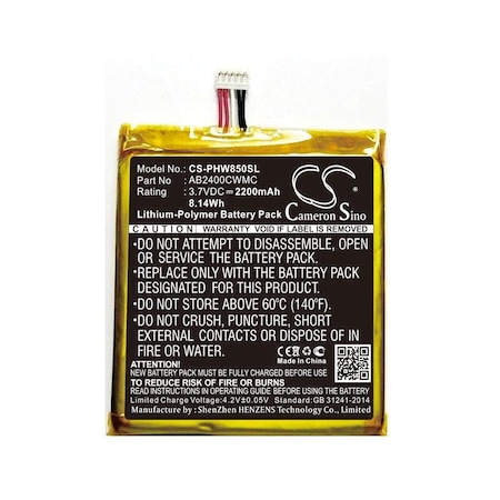 Bsc Preferred Philips W8500 Xenium W8500 Mobile Phone Replacement Battery CS-PHW850SL